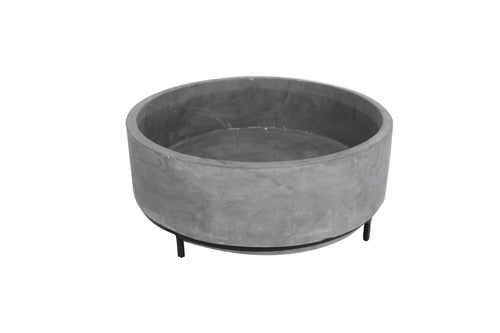 Stone Effect Pot Cover with Stand
