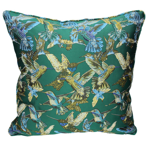 Hummingbird Jacquard Cushion with Insert