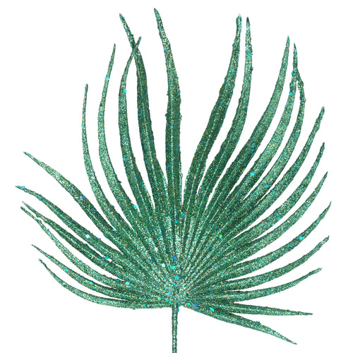Green Glitter Acrylic Palm Stem