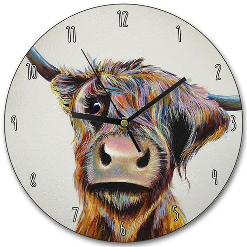 'A Bad Hair Day' Wooden Clock