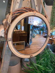 Rope Framed Porthole Style Mirror