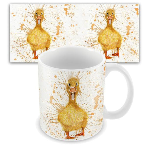 'Splatter Duck' Ceramic Mug